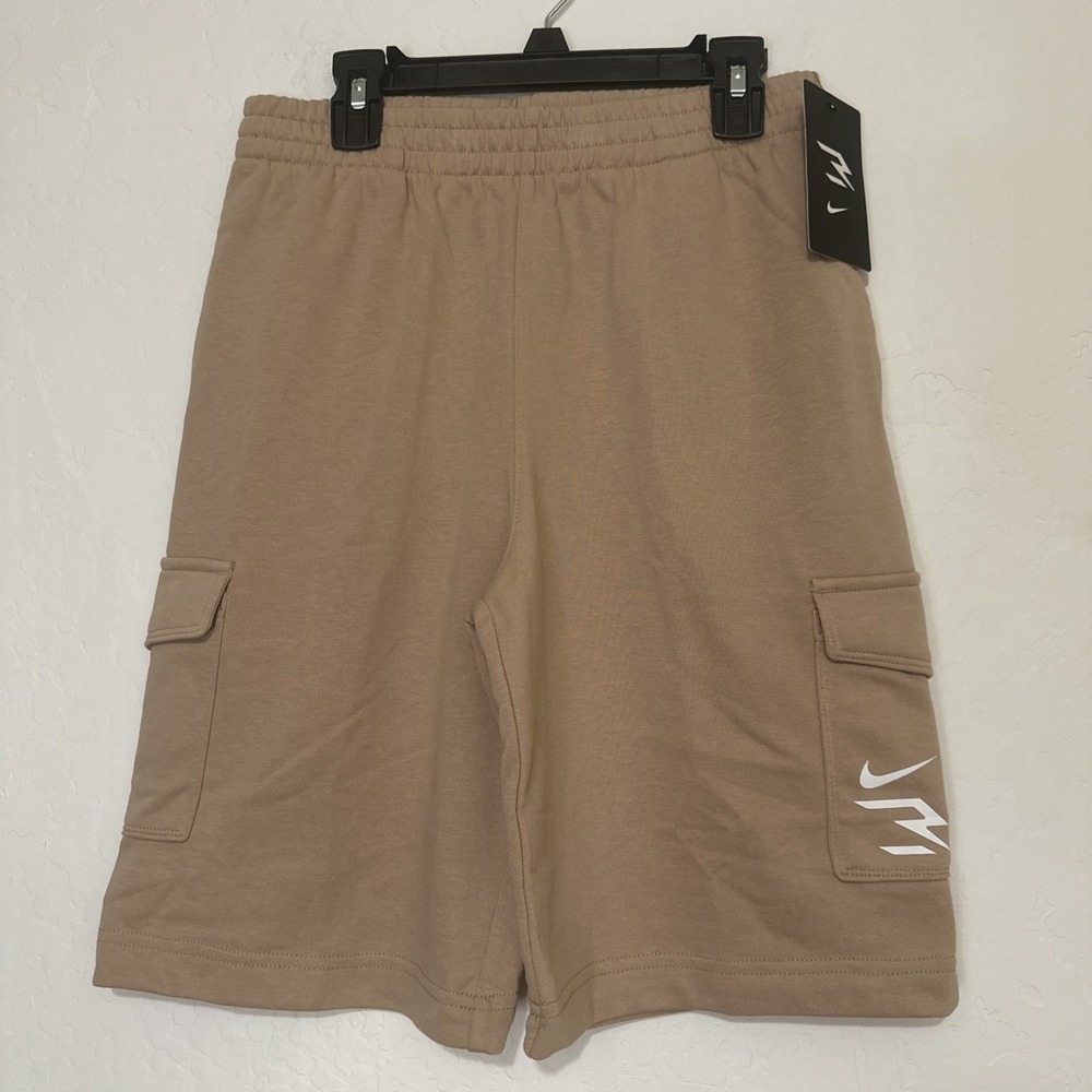 Nike 3Brand Tan Brown Hemp Colored Boys‎ Shorts Size Large